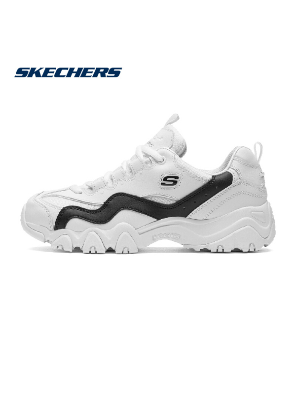Skechers斯凯奇新款情侣鞋D’lites熊猫鞋 厚底增高老爹鞋88888001