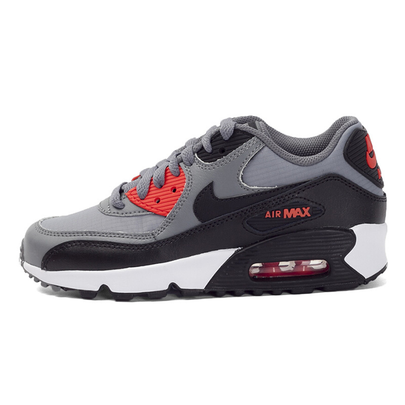 耐克童鞋春AIRMAX90MESH运动休闲复刻鞋833418-010
