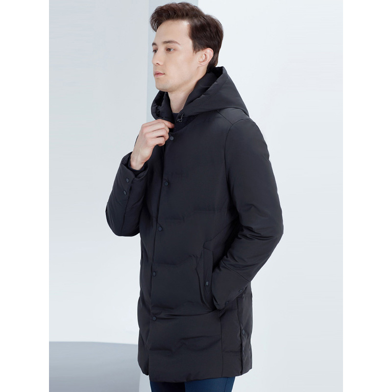 花花公子playboyicon男士秋冬季韩版时尚休闲两穿羽绒服外套