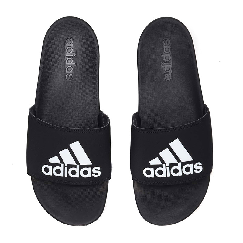 【自营】adidas阿迪达斯男子拖鞋凉拖休闲运动鞋CG3425 CG3425一号黑色+亮白