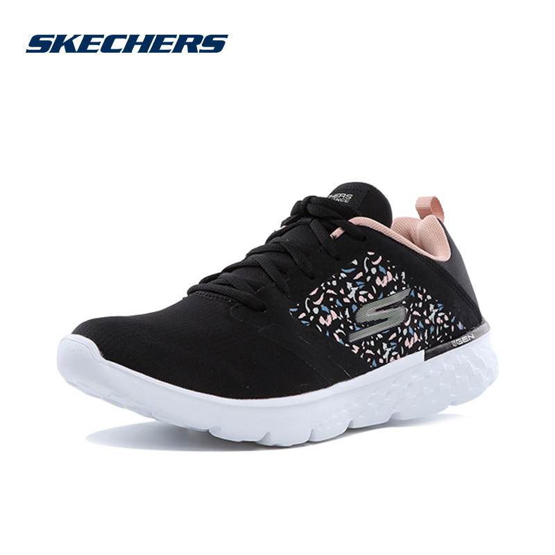 skechers斯凯奇女鞋新款轻质时尚跑鞋网布休闲运动鞋15298
