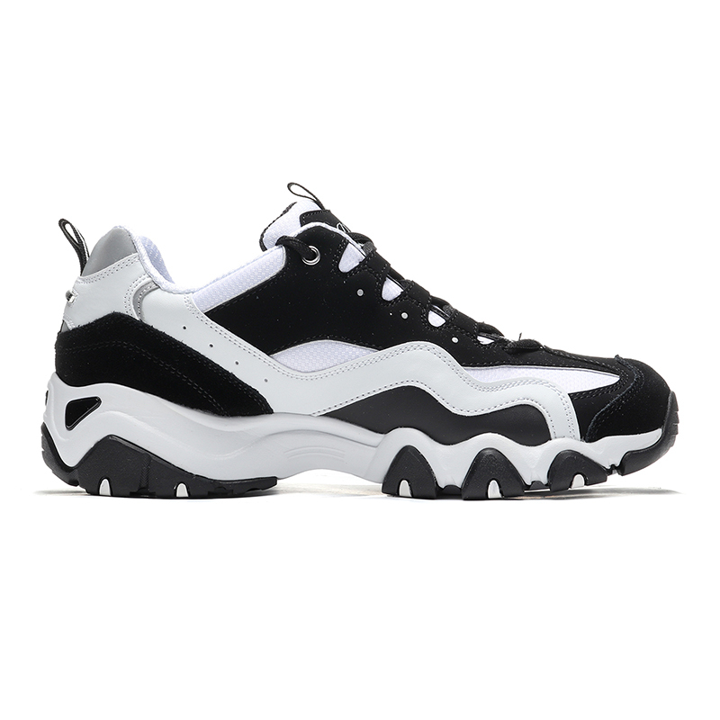 .Skechers斯凯奇男鞋熊猫鞋时尚休闲复古厚底老爹鞋666049.