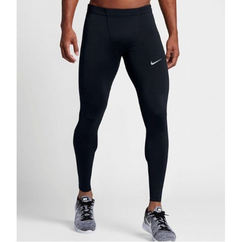 NIKE耐克男子运动跑步训练紧身弹力长裤800648-010图片
