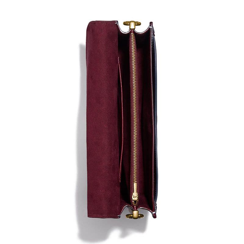 COACH\蔻驰 CHAMBRAY TABBY 通勤肩背手提单肩包 C扣牛仔 26*15*7.5CM织物\牛皮革图片