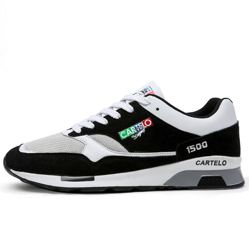 卡帝乐鳄鱼2018男鞋春夏季鞋子男士透气网面跑步鞋软底网鞋休闲运动鞋