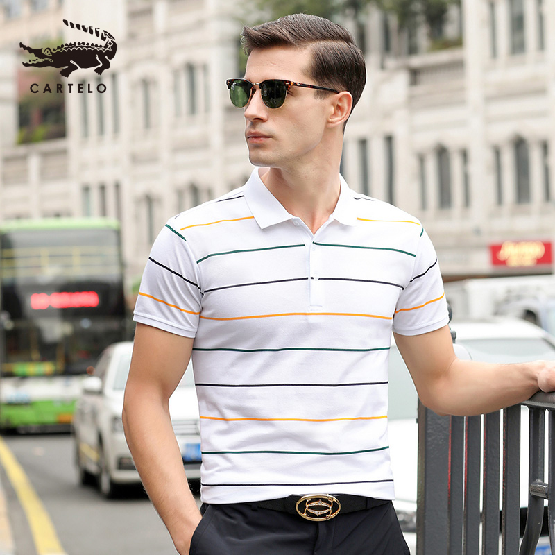 卡帝乐鳄鱼cartelo男士翻领短袖t恤卡帝乐鳄鱼cartelo男士翻领短袖t恤