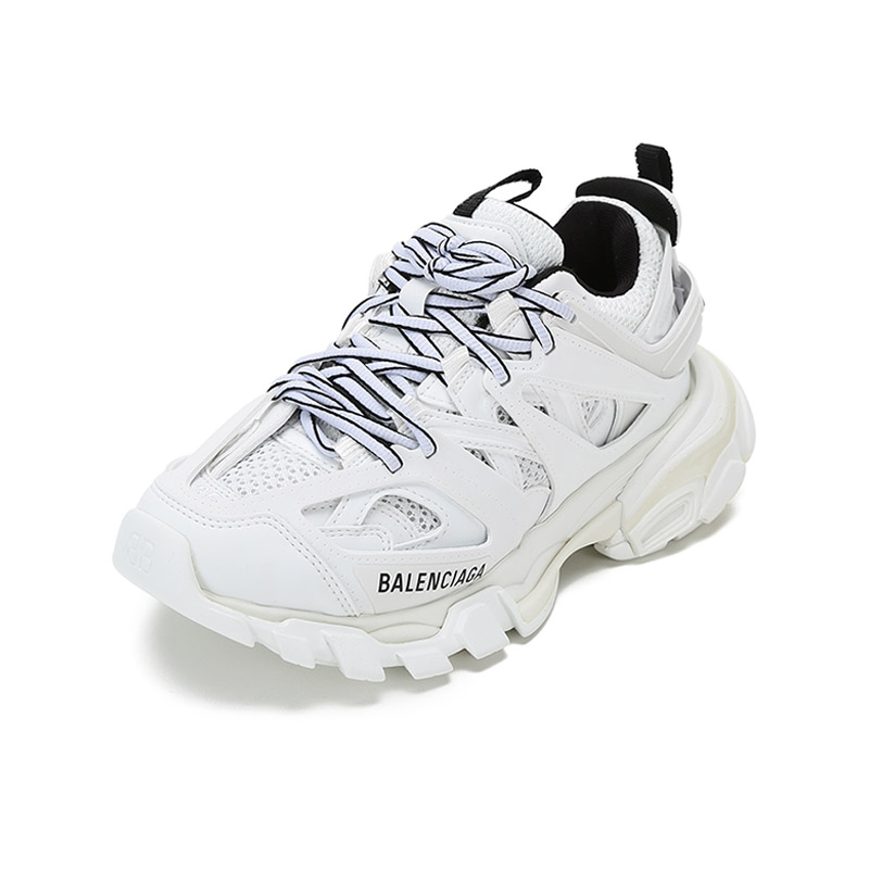 巴黎世家(Balenciaga)女士圆头单鞋542436 W3AC1 BALENCIAGA  巴黎世家女士织物/聚氨酯等材质拼接做旧风格TRACK运动鞋老爹鞋542436 W3AC1 【价格图片品牌报价】-苏宁易购(百货)北京良物珍品电子商务股份有限公司