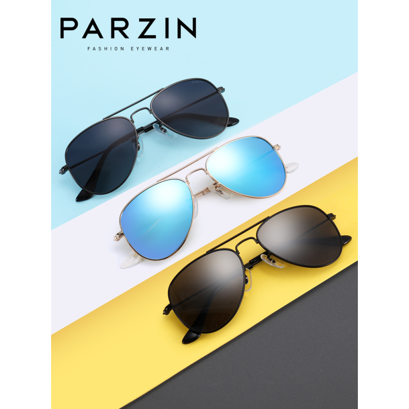 帕森(PARZIN)儿童墨镜 经典蛤蟆款型男女宝宝时尚偏光太阳镜8066