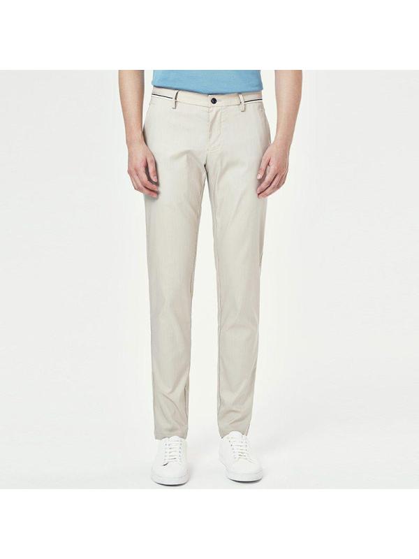 七匹狼休闲裤2019春季男士时尚商务休闲修身微弹长裤子