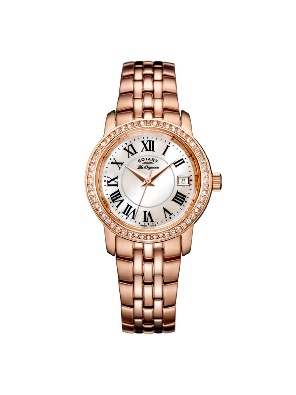 rotary劳特莱石英表女经典系列瑞士品牌休闲商务女士腕表lb9009341