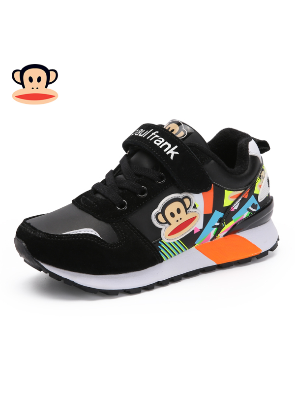 大嘴猴童鞋男童棉鞋2018秋冬季保暖二棉鞋子潮跑步鞋女运动鞋