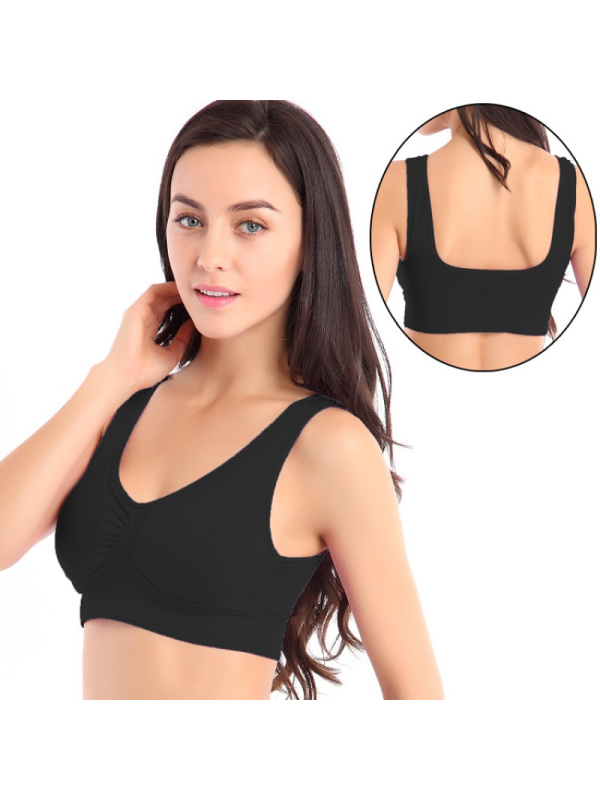 运动文胸 无钢圈瑜伽运动文胸 无痕零束缚聚拢睡眠瑜伽文胸内衣