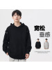男装可拆卸扣子连帽春秋季毛衣男女款美式潮牌复古慵懒休闲针织衫