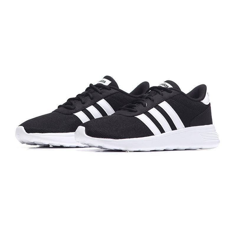 adidas阿迪达斯NEO女子休闲鞋休闲运动鞋DB0575 DB05751号黑色+亮白