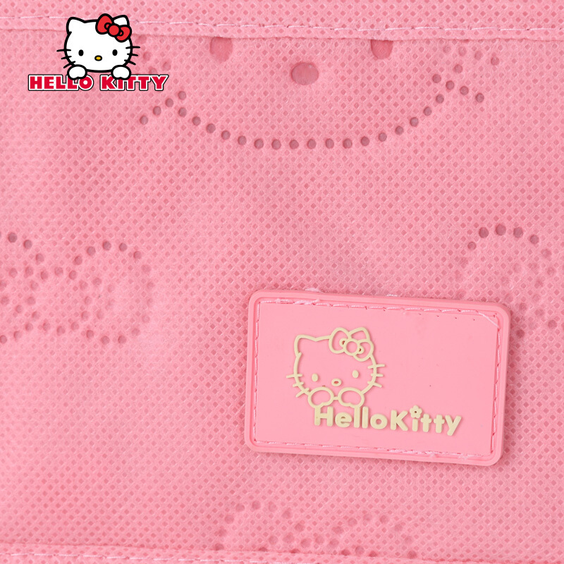 Hellokitty内衣收纳盒可爱布艺有盖收纳盒 粉色图案2