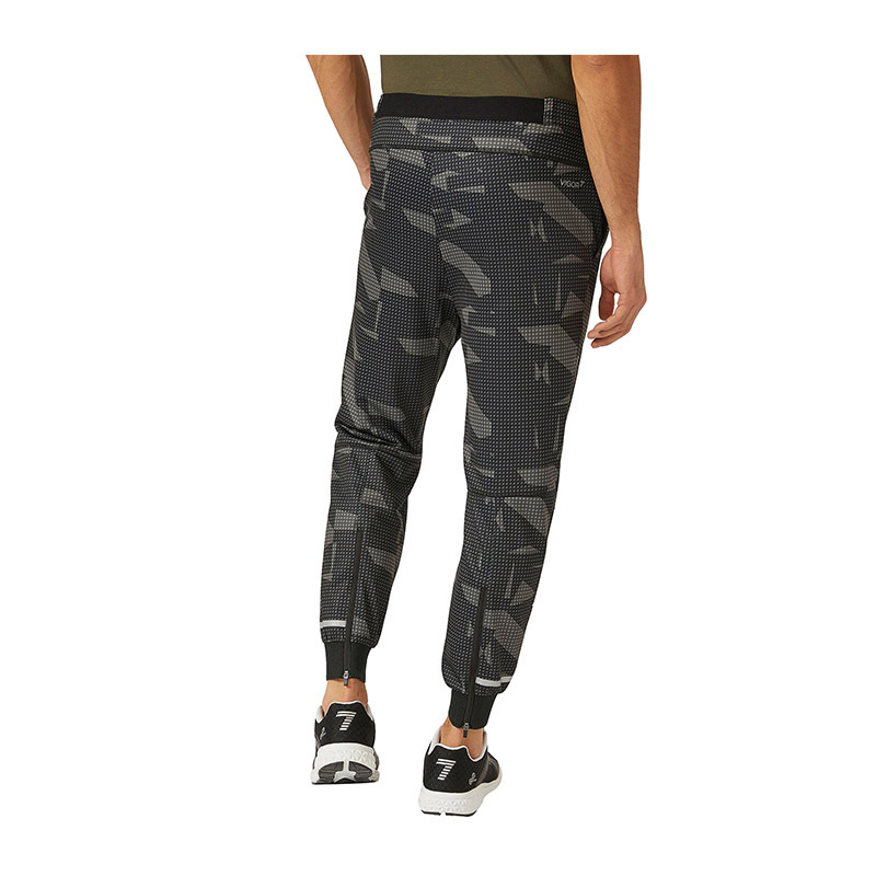 Ea7 Emporio Armani Vigor7不规则印花反光装饰绿色男士长裤#3ZPP55 PJ16Z 2223