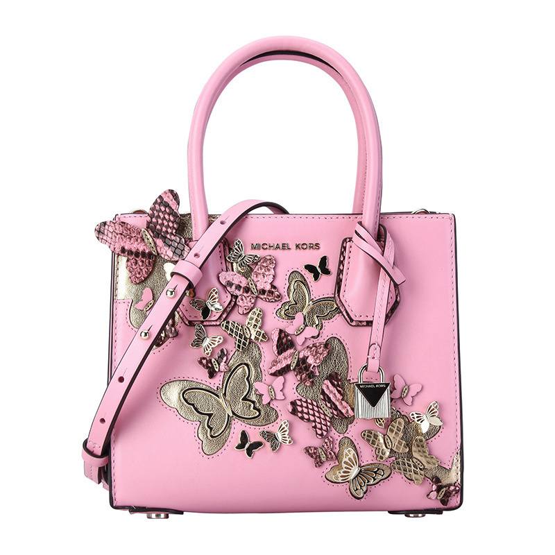 michaelkors迈克科尔斯mk女包mercer系列皮革女士蝴蝶款手提单肩斜