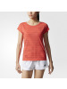 Adidas阿迪达斯女装夏季运动服休闲透气户外短袖T恤CF3658