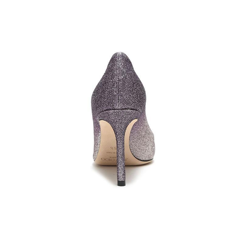 JIMMY CHOO 周仰杰 女士闪光面料尖头高跟鞋 ROMY 85 DGJ 183