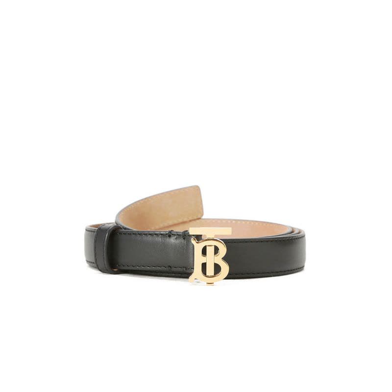 预售 博柏利 BURBERRY TB 腰带2D TB LOGO光面皮8023439 女款皮带女士腰带 金扣图片