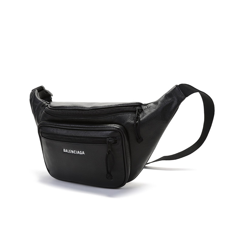 巴黎世家balenciaga男士牛皮革explorer胸包斜挎包腰包52955013mtx