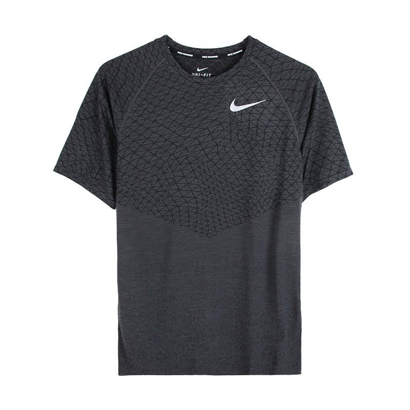 NIKE(耐克)男装运动透气休闲舒适短袖针织衫AR1936-010_6图片