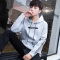 稻草人(Mexican)卫衣男青少年休闲长袖连帽套头运动潮流韩版修身外套