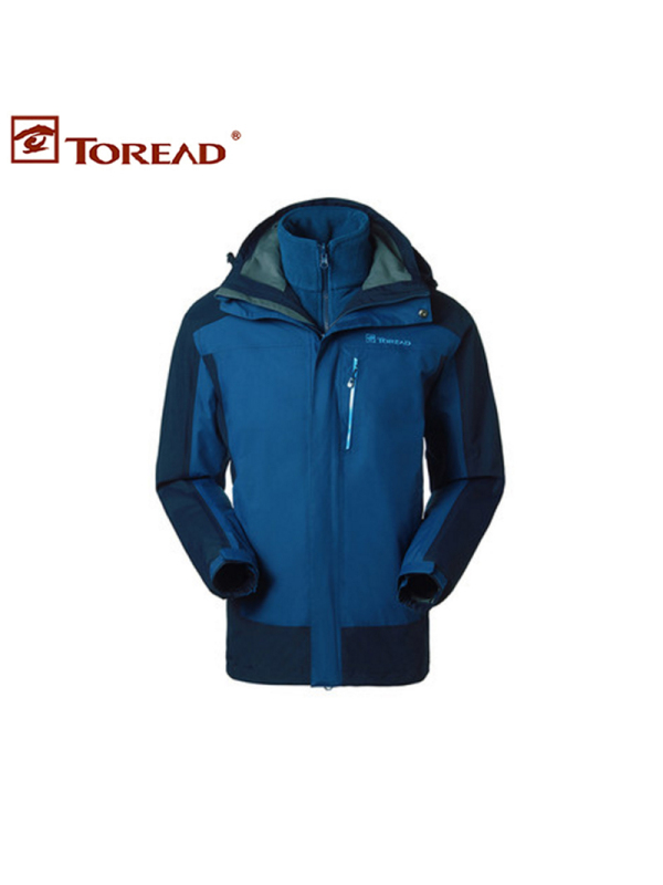 探路者（TOREAD）户外男女套绒冲锋衣外套KAWD91300