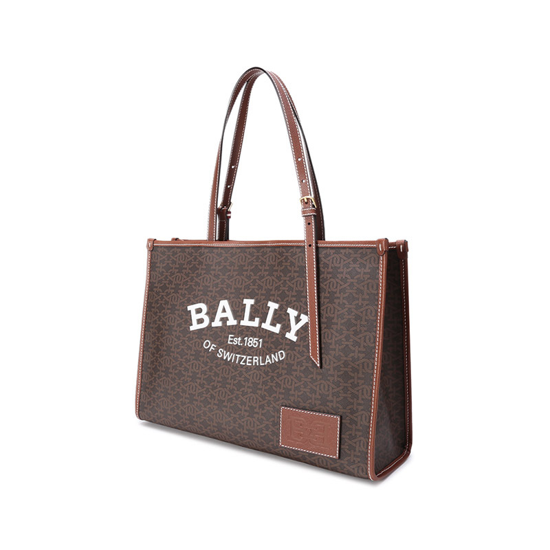 巴利 BALLY 女士TPU手提单肩包托特包子母包购物袋CALIE TML