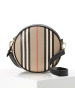 20新款 BURBERRY Louise标志性条纹环保帆布路易丝包单肩斜挎包 17*7*17cm