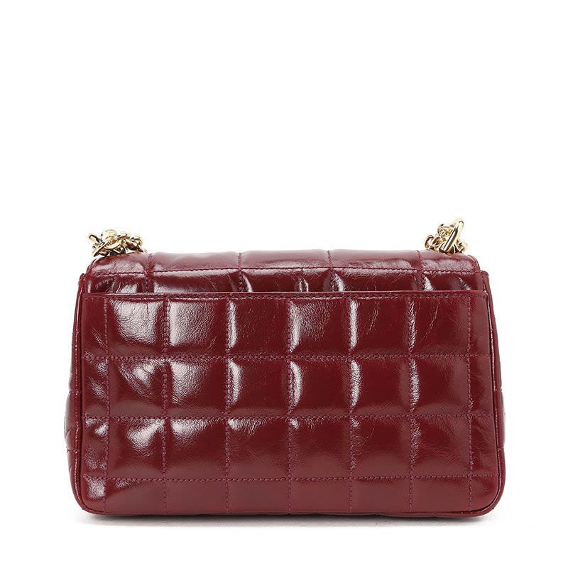 迈克高仕 MICHAEL KORS 口盖包 金属三角扣 格纹皮 30F0L1SL3Y 女士单肩包图片