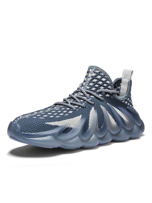 Ceba2021夏季新款火山底飞织椰子鞋潮流休闲运动鞋网面透气跑步鞋男鞋