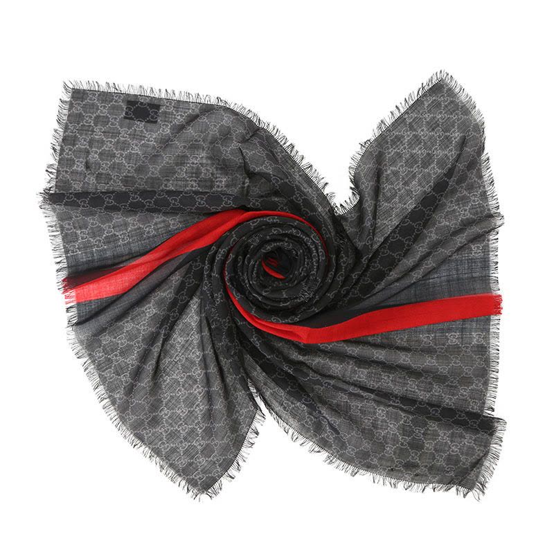 预售 GUCCI 围巾 小G双G印花款497915 男女同款围巾图片