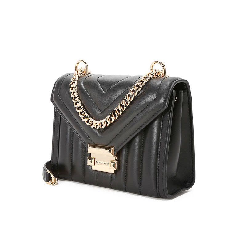 MICHAEL KORS MK Whitney锁扣口盖包 单肩斜挎包 30F8GXIL1T 金扣图片