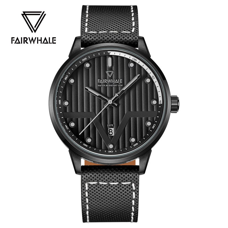 马克华菲(FAIRWHALE)夜光防水石英表时尚潮流腕表