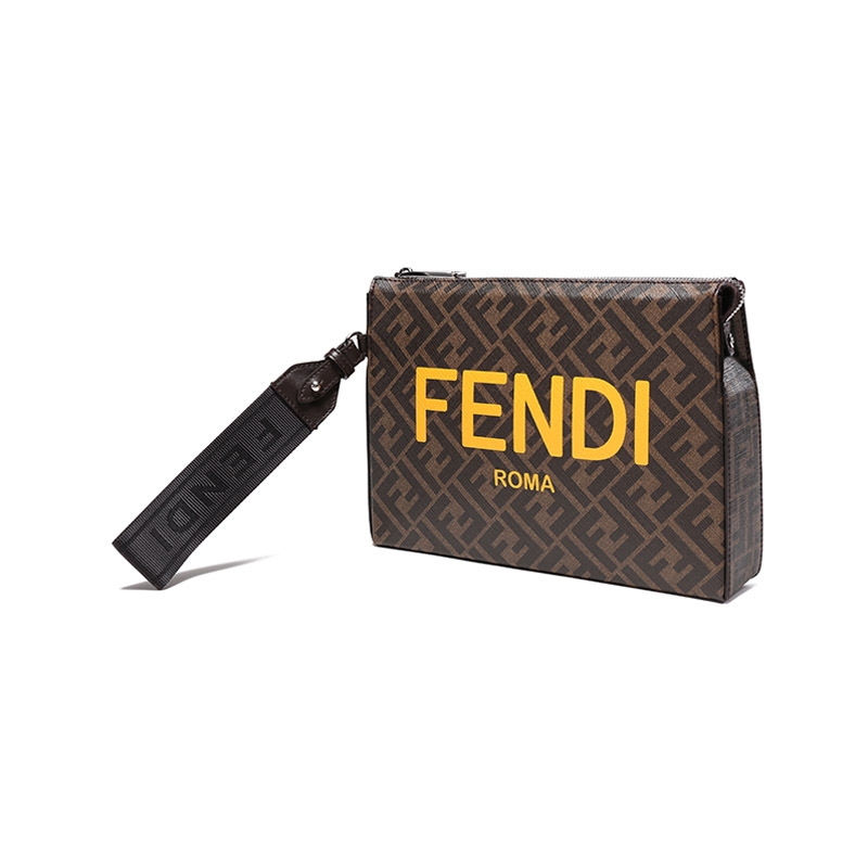 FENDI 芬迪 男士涂层面料手拿包 7VA564 AJJ4