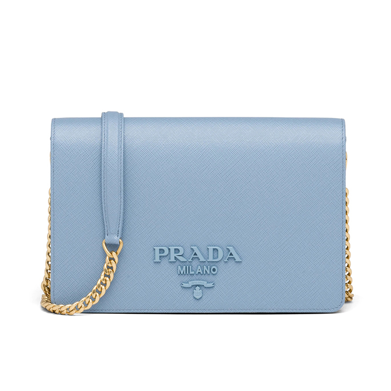 【预定】20春夏PRADA Saffiano 皮革迷你手袋 21.5*14*4CM