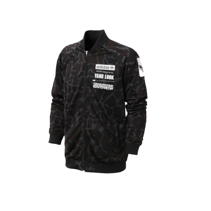 adidas阿迪达斯三叶男子夹克抓绒舒适休闲运动服CD1715