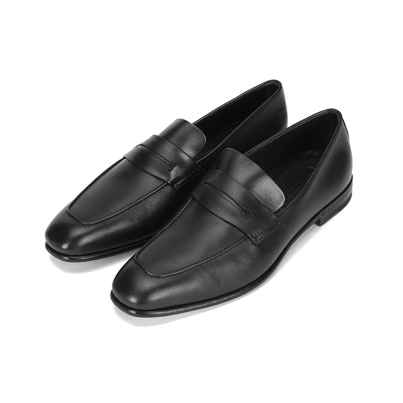 杰尼亚 ermenegildo zegna 男士皮革lasola莫卡辛鞋平底皮鞋212 lh