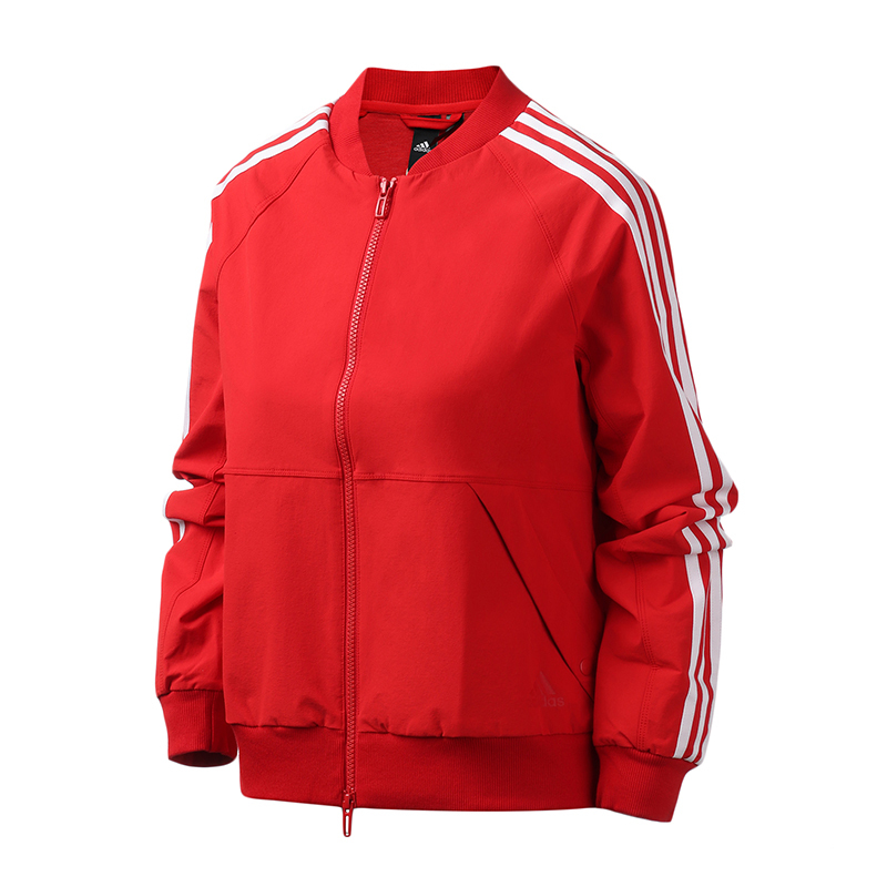 阿迪达斯女服外套跑步训练运动休闲服装EH3855