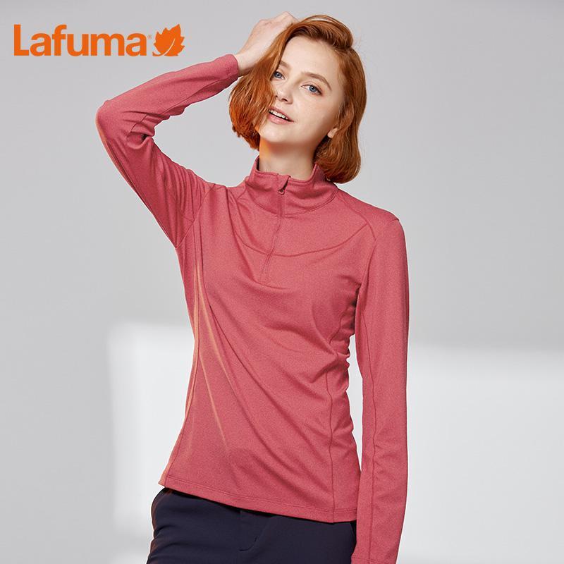 乐飞叶（LAFUMA）运动户外女士弹力轻便保暖立领长袖T恤LFTS9CL70