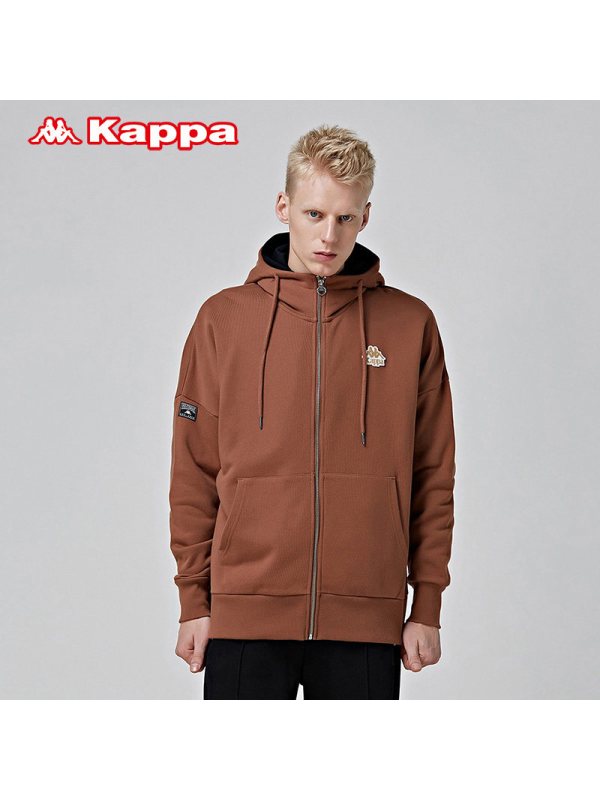 KAPPA男款运动卫衣休闲长袖开衫帽衫|K0852MK79D