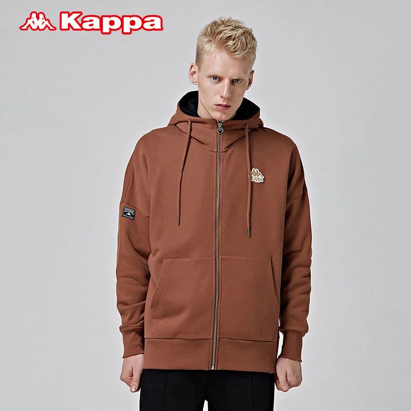KAPPA男款运动卫衣休闲长袖开衫帽衫|K0852MK79D图片