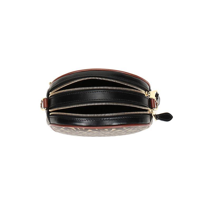 BURBERRY 博柏利 女款 环保帆布圆形Louise路易丝包单肩斜挎包腰包 80265891