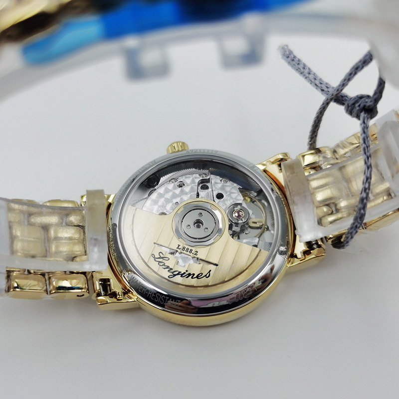 浪琴longines瑞士手表自动机械表女l43222328时尚轻奢腕表