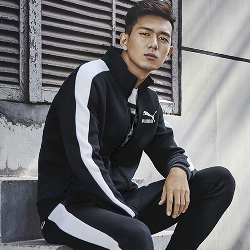 PUMA彪马男装T7运动服休闲针织外套531377