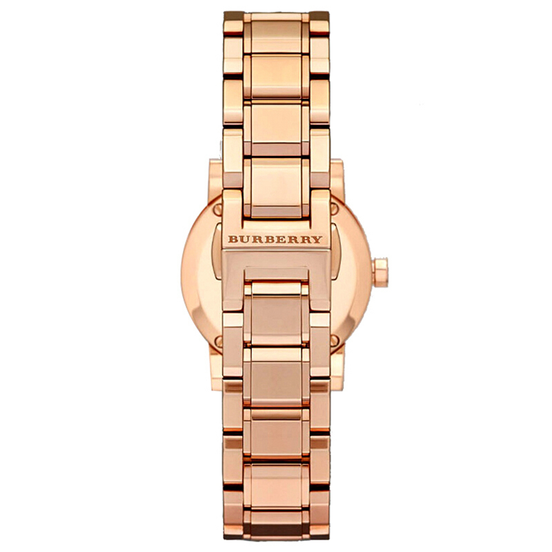 巴宝莉(Burberry)英伦经典格纹镶钻奢华女表
