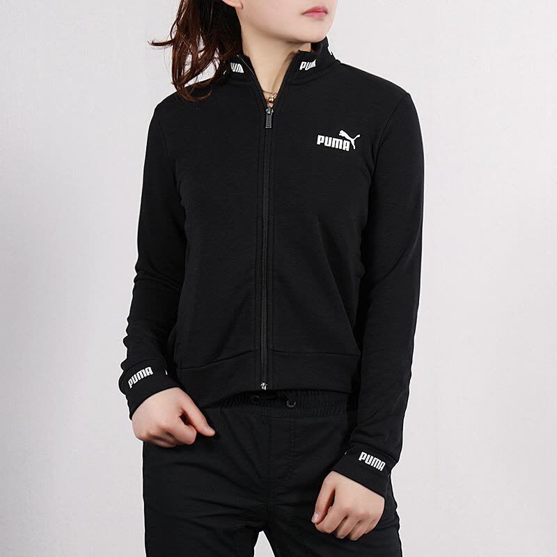 PUMA彪马女装上衣春季运动服时尚休闲青年立领棒球服跑步针织夹克外套84403图片