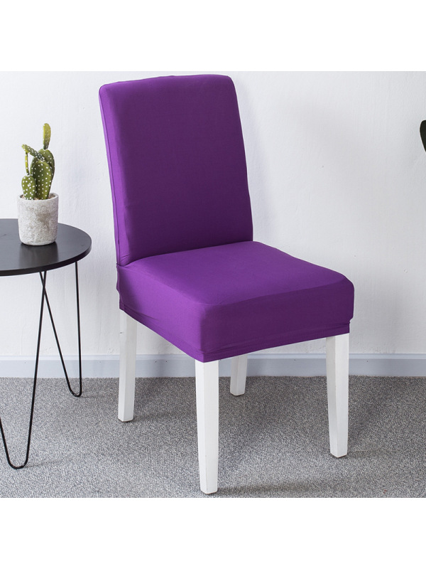 Ceba热卖欧美中高靠背纯色弹力全包加厚椅子套wishebay热卖