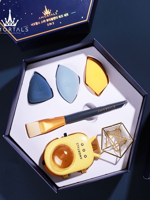 AMORTALS尔木萄 美妆蛋套盒 超软不吃粉扑化妆海绵彩妆套装女